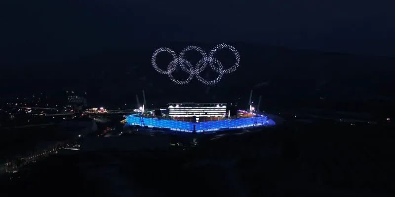 Drone Light Show tại Olympics