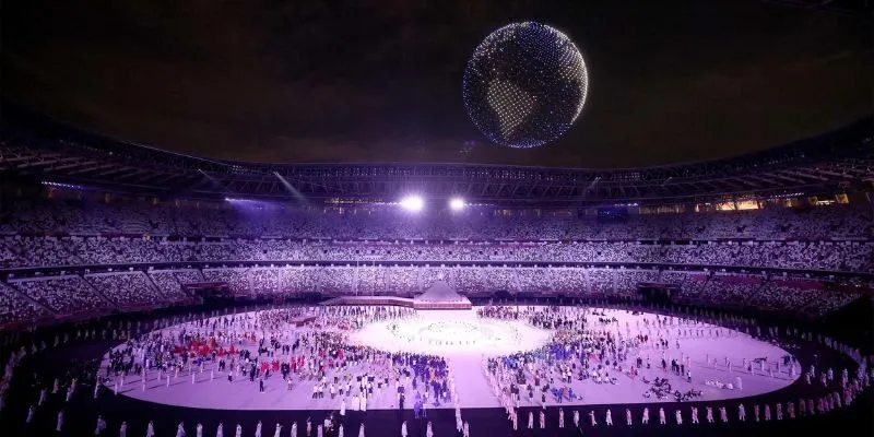 Drone Light Show tại Thế Vận Hội Tokyo