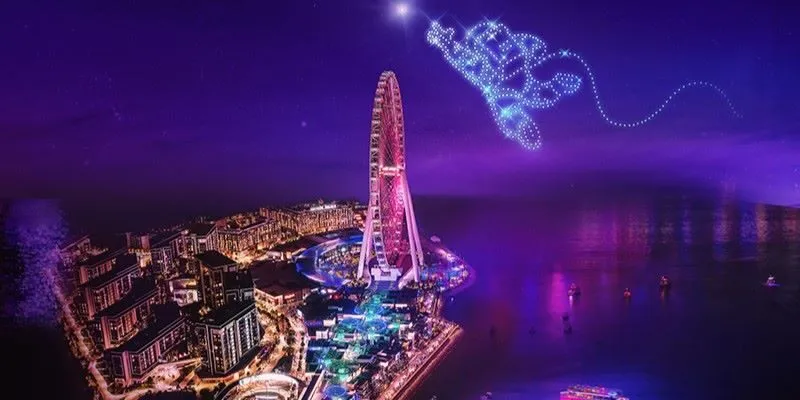 Skydrone Asia có nhiều năm kinh nghiệm trong trình diễn ánh sáng với drone 