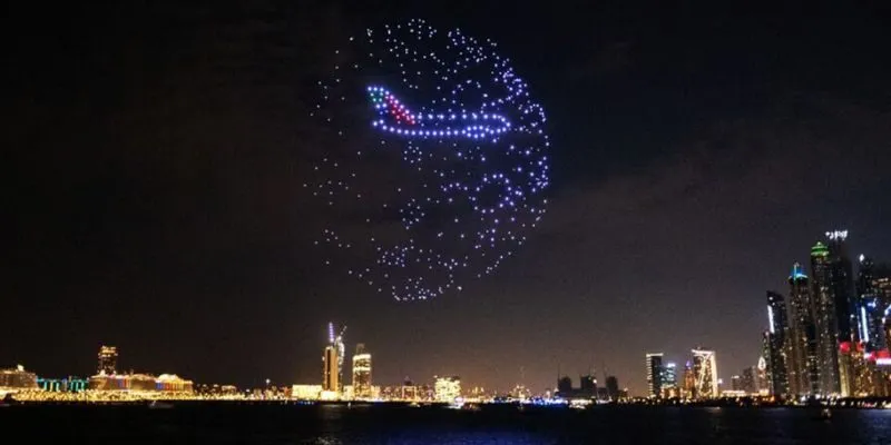 Skydrone Asia mang đến cho bạn những màn trình diễn ánh sáng bằng drone cho sự kiện ngoài trời trọn vẹn