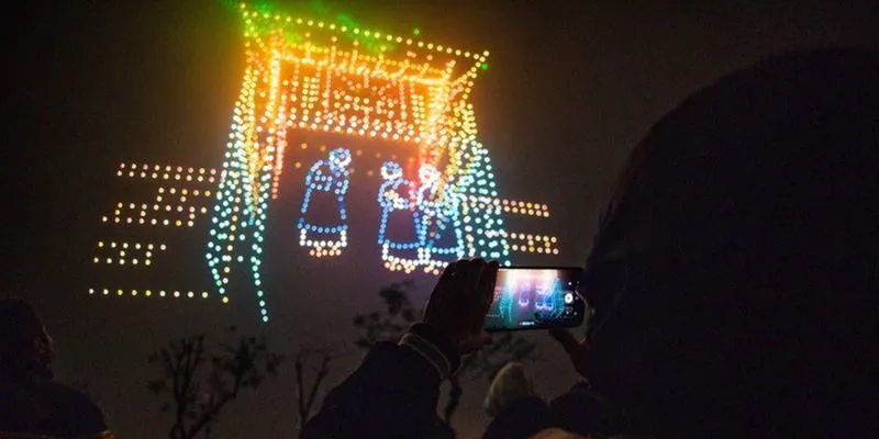 Trình diễn ánh sáng bằng drone cho khai trương yêu cầu đội ngũ chuyên nghiệp