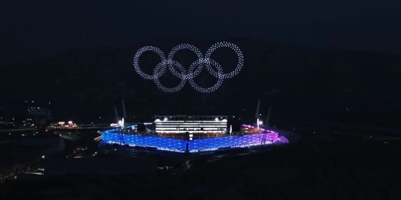 Trình diễn ánh sáng bằng drone cho lễ hội mang đến hiệu ứng ánh sáng độc đáo