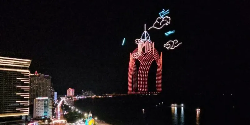 Màn trình diễn mang lại hiệu ứng mãn nhãn nhưng vẫn đảm bảo thân thiện với môi trường