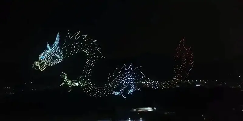 công nghệ đằng sau màn trình diễn drone