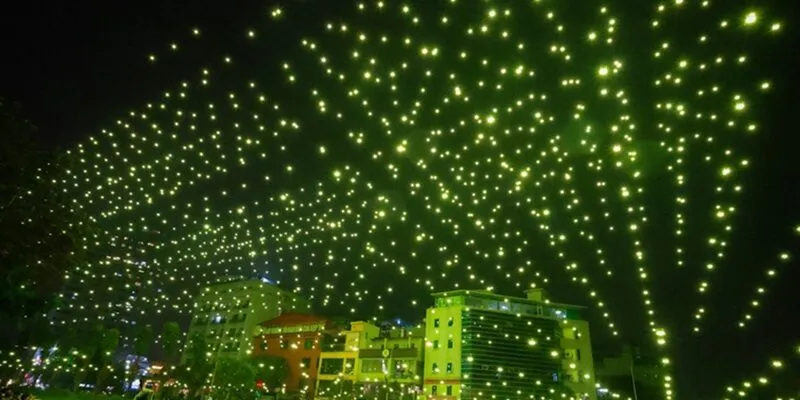 Skydrone Asia là người bạn đồng hành lý tưởng trong màn trình diễn drone light show Tết đầy ấn tượng